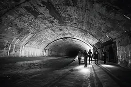 Wien river in Vienna's sewer system