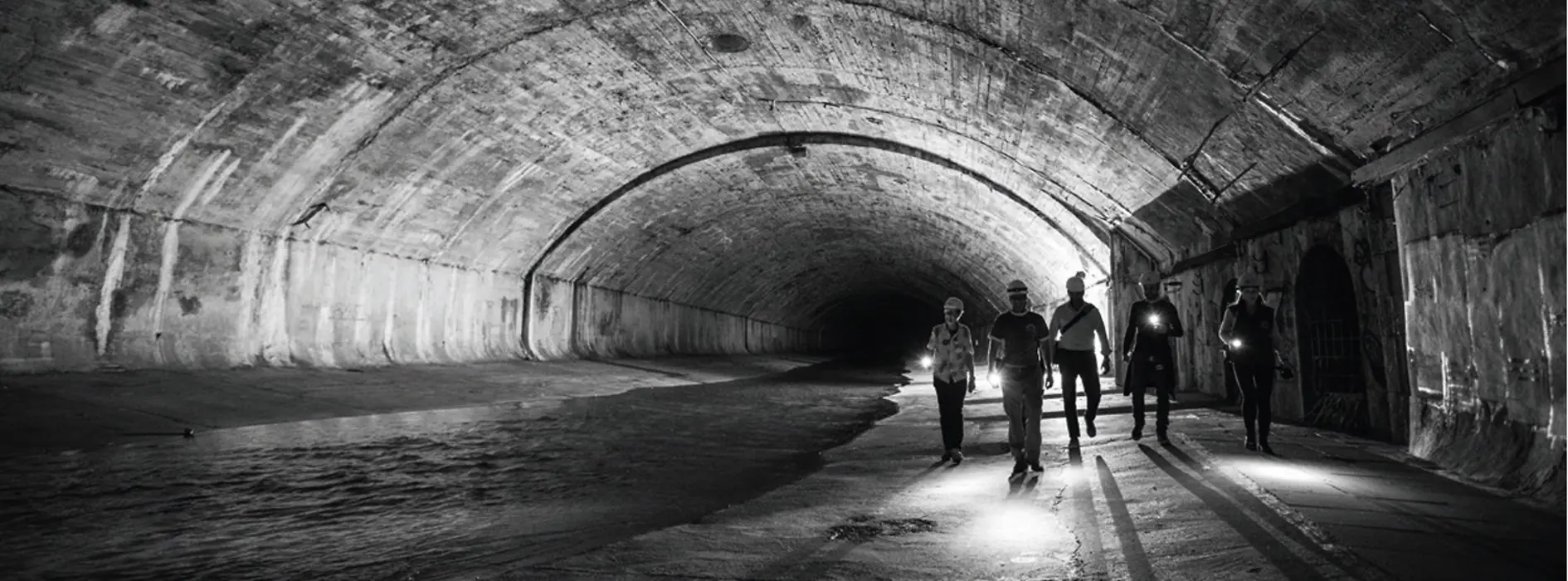 Wien river in Vienna's sewer system