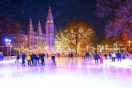  Patinaj în faţa Primăriei 