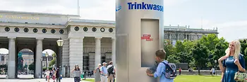Drinking fountain on Heldenplatz, Vienna