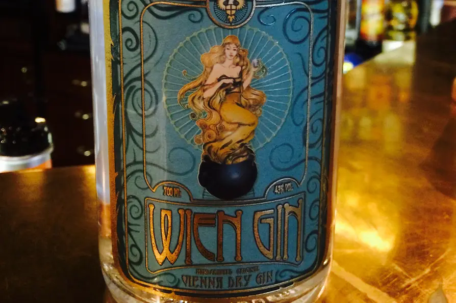 A bottle of WienGin
