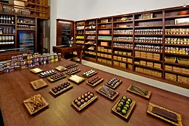Assorted confectionery at the Xocolat chocolate factory