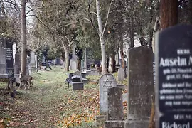 A Központi Temető régi zsidó temető része