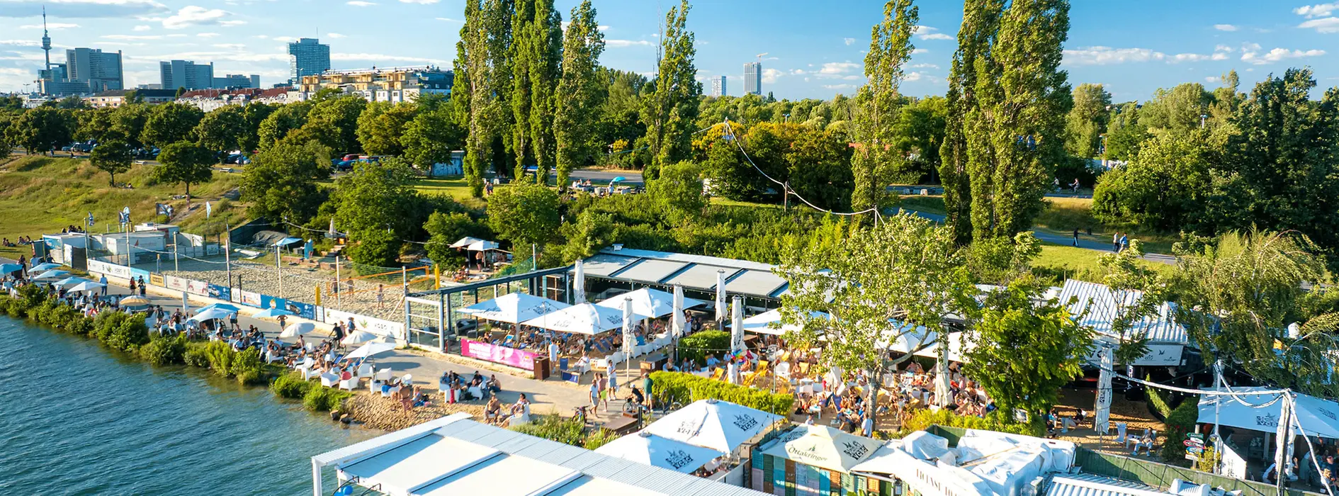 Vienna City Beach Club beach bar