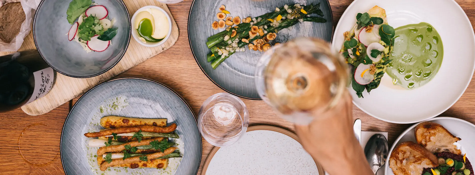 Food on a plate 