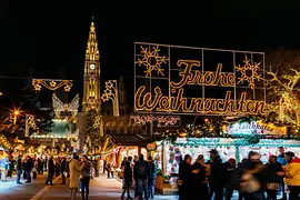Mercado navideño, Rathausplatz