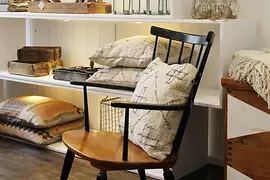 Kellerwerk store, shelf with various vintage products