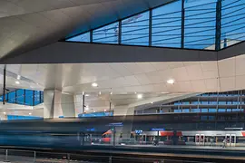 ウィーン中央駅、プラットフォーム