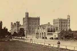 Ancienne photo de la gare du Nord de Vienne