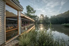 Restaurant Klee am Hanslteich, view over the Hanslteich