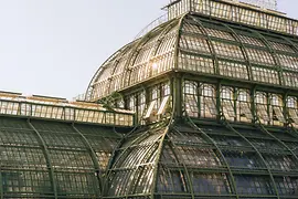 Palm House of Schönbrunn Palace in summer