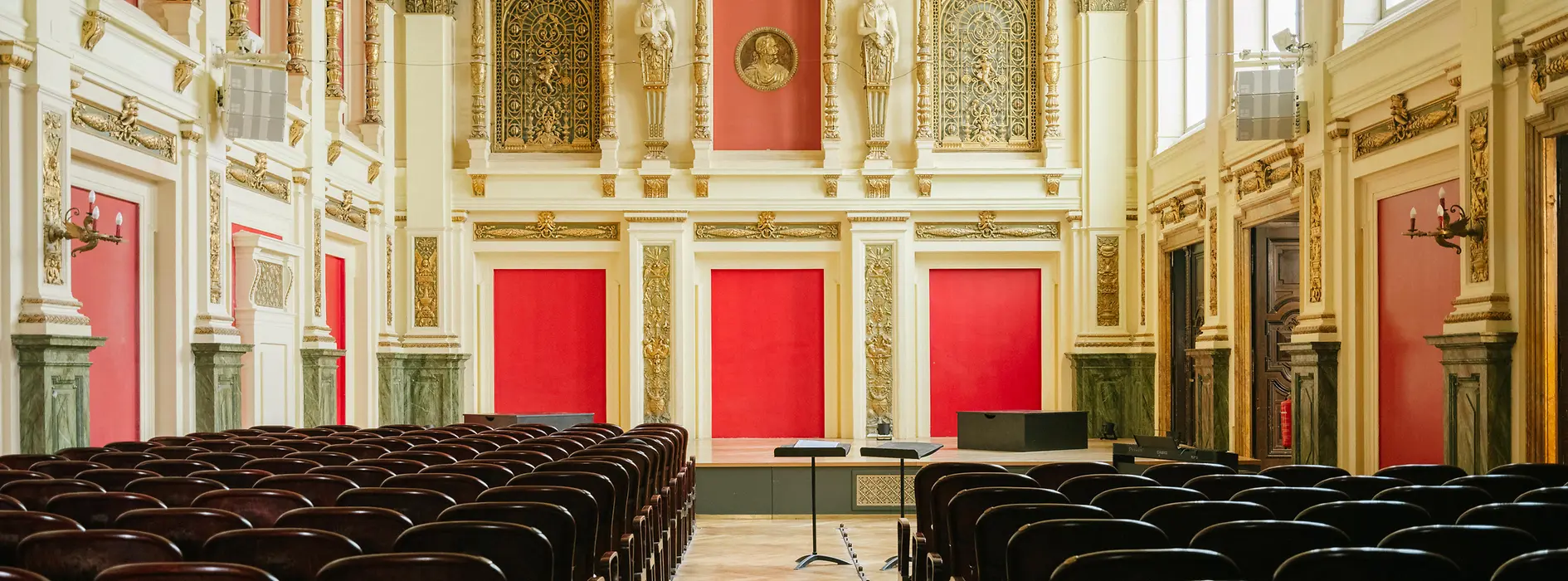 Interni della Ehrbar Saal Freihausviertel