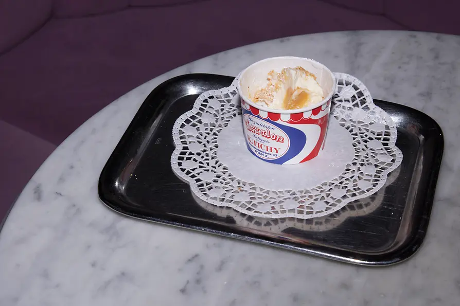 Tichy, ice cream sundae