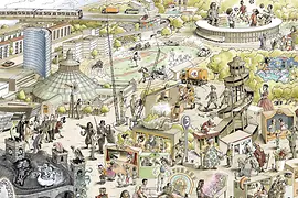 Pratermuseum Wimmelbild