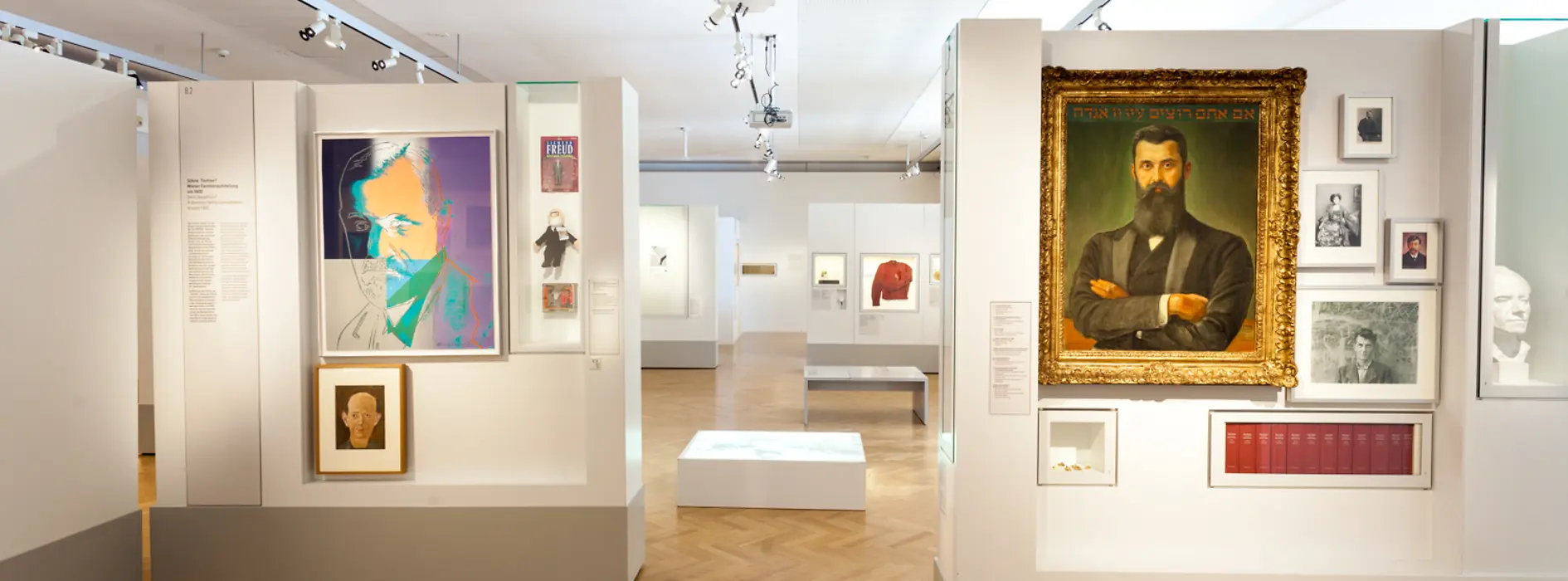 Exhibition of artworks at the Jewish Museum Vienna