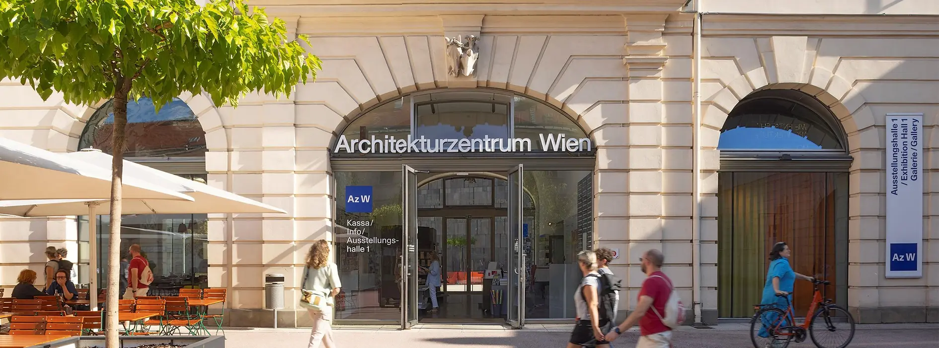 Vista exterior del Architekturzentrum Wien (Az W)