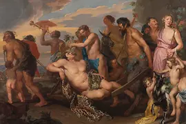 Gemälde von Michaelina Wautier, Der Triumph des Bacchus, 1655-59 